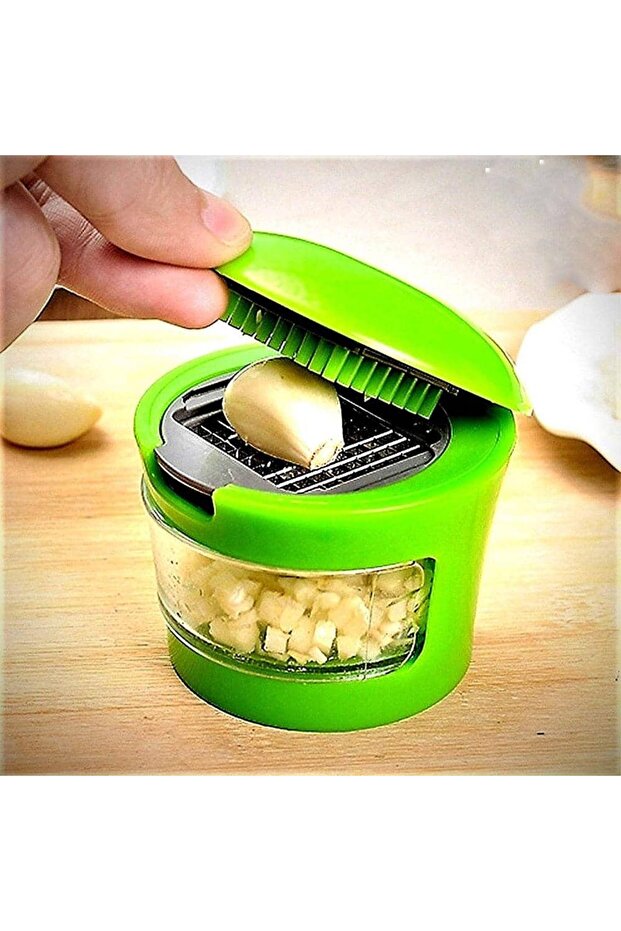قطاعة ثوم للمطبخ بالضغط اليدوي - 3