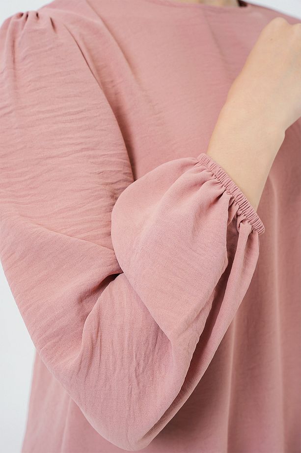 Kadın Ayrobin Tunik Pantolon Alt Üst Takım 6712 - Somon - 5