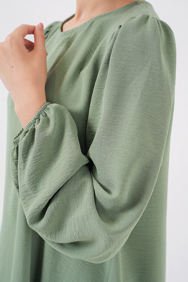 Kadın Ayrobin Tunik Pantolon Alt Üst Takım 6712 - Çağla - 5