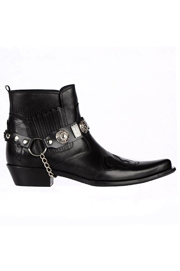 Black Men's Cowboy Boots (Western)