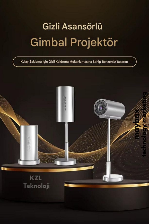 Taşınabilir Mini Android Projeksiyon Sinema 150inç Wifi Bluetooth Ayarlanabilir Boyut - 5