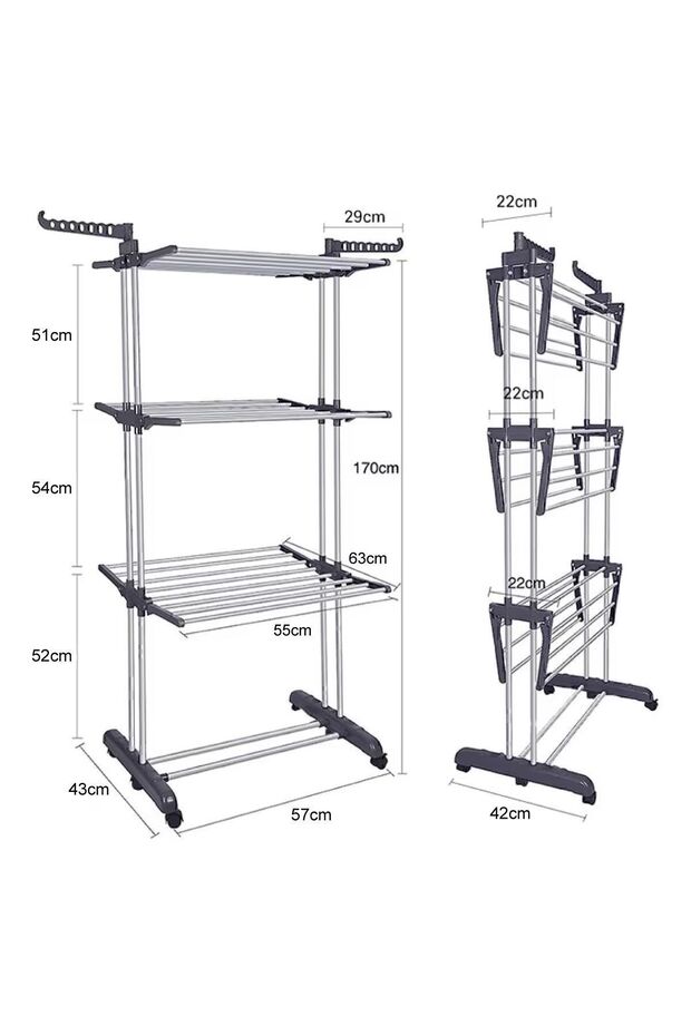 Triplex 3 Katlı Kurutmalık - 4