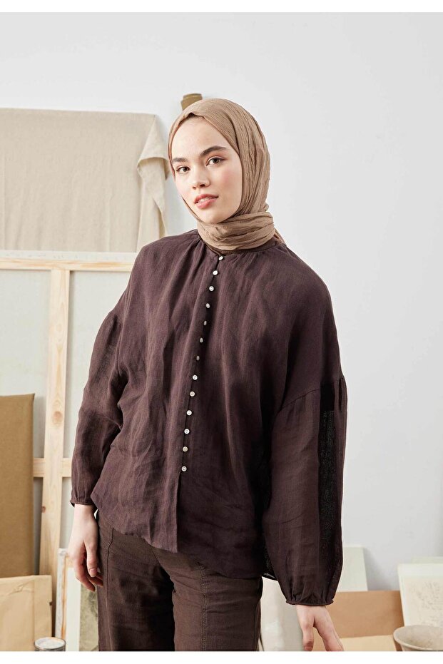 Bambu Şal Latte - 2