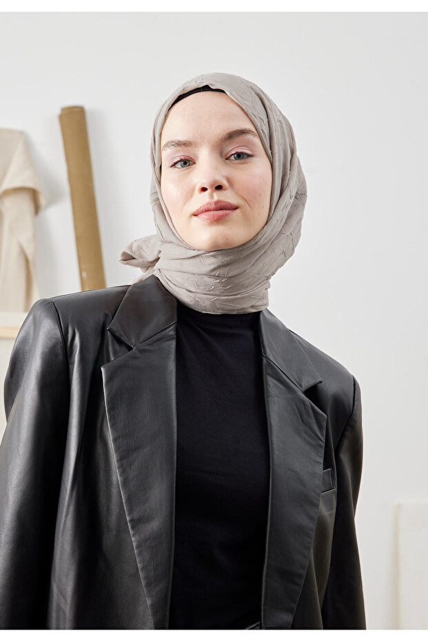 BAMBU ŞAL SICAK GRİ - 6