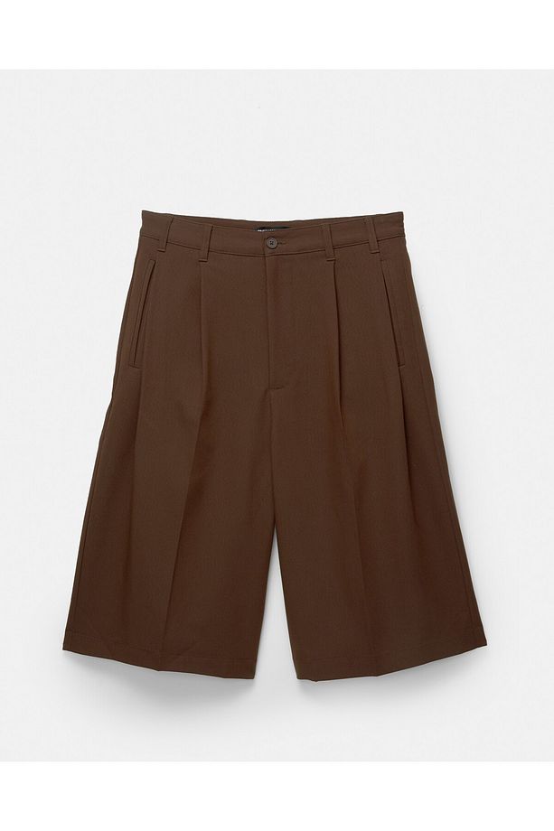 Tailored fit uzun kumaş bermuda - 8