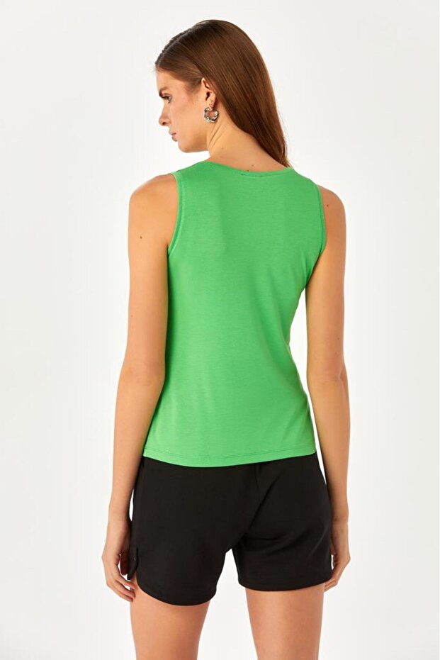 V Yaka Kolsuz Basic Bluz 024-1043 - 6