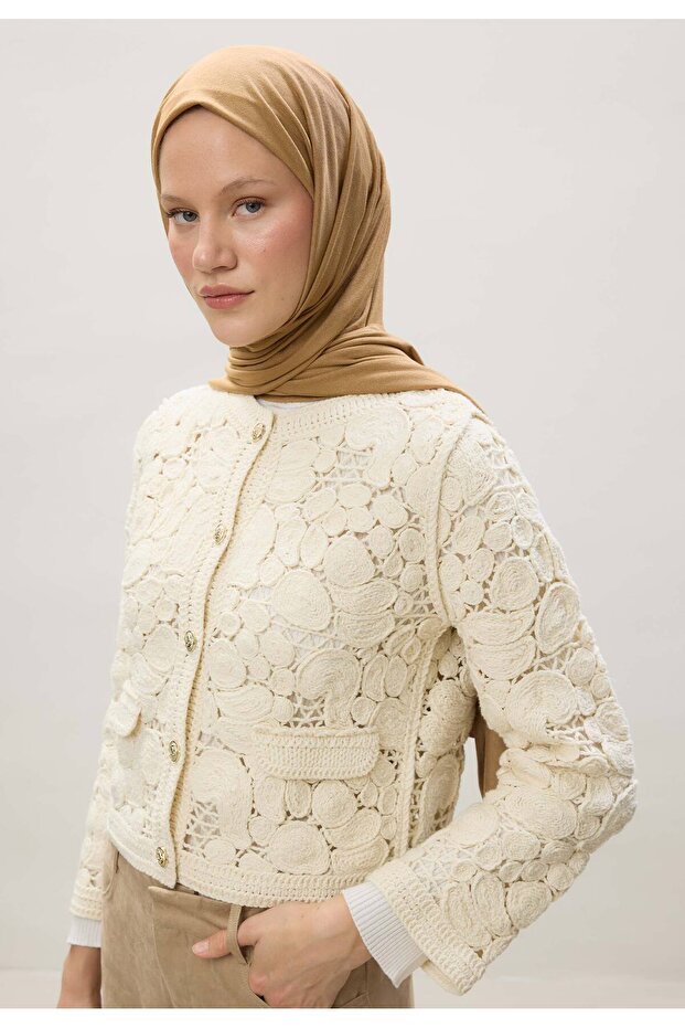 Penye Şal Latte - 6