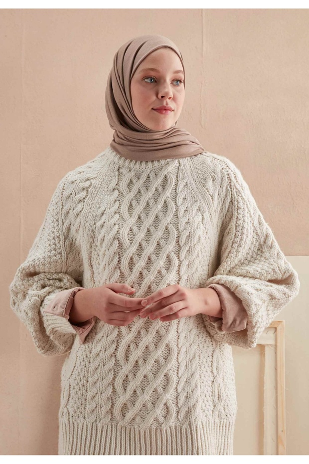 شال ممشط من فرو المنك - 3