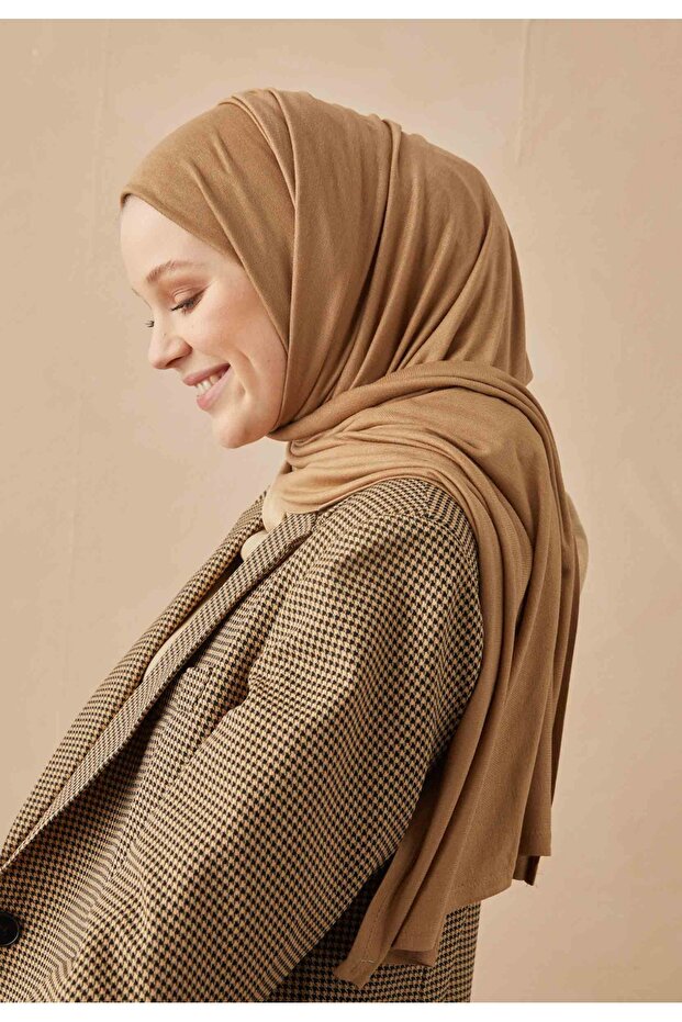 Penye Şal Latte - 1