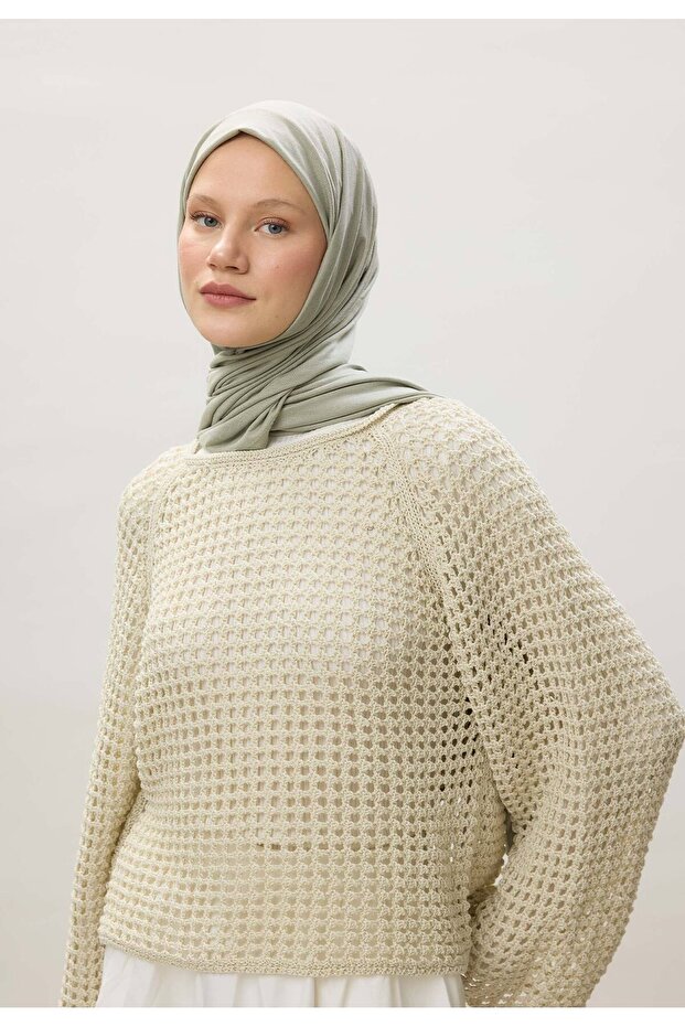 شال ممشط أخضر - 6