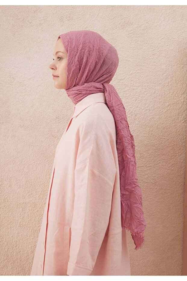 VUAL CRASH ŞAL SOFT PEMBE - 4