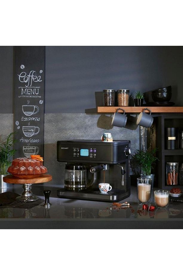 Home Barista 3-in-1 Filtre Kahve & Espresso Makinesi - 3