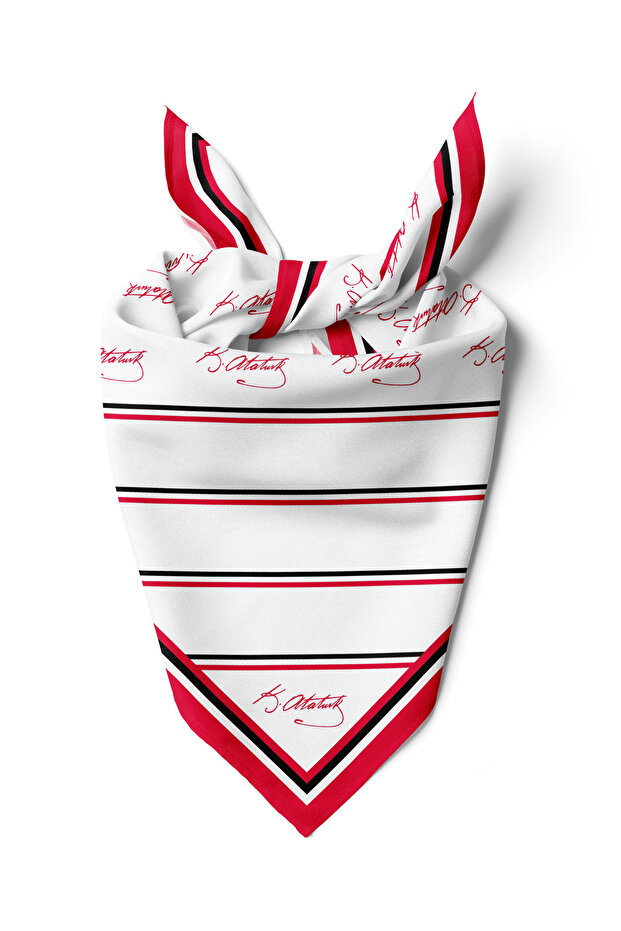 K.Ataturk Signature Pattern Bandana/Scarf