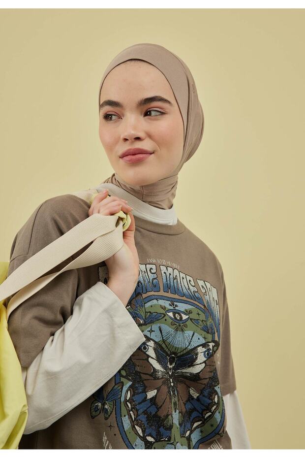 Athletıc Hıjab Bej - 3