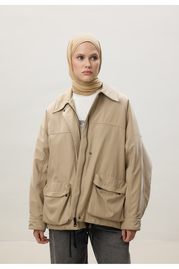 شال ممشط بيج داكن - 7