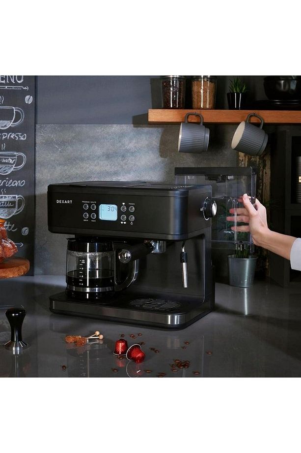 Home Barista 3-in-1 Filtre Kahve & Espresso Makinesi - 7