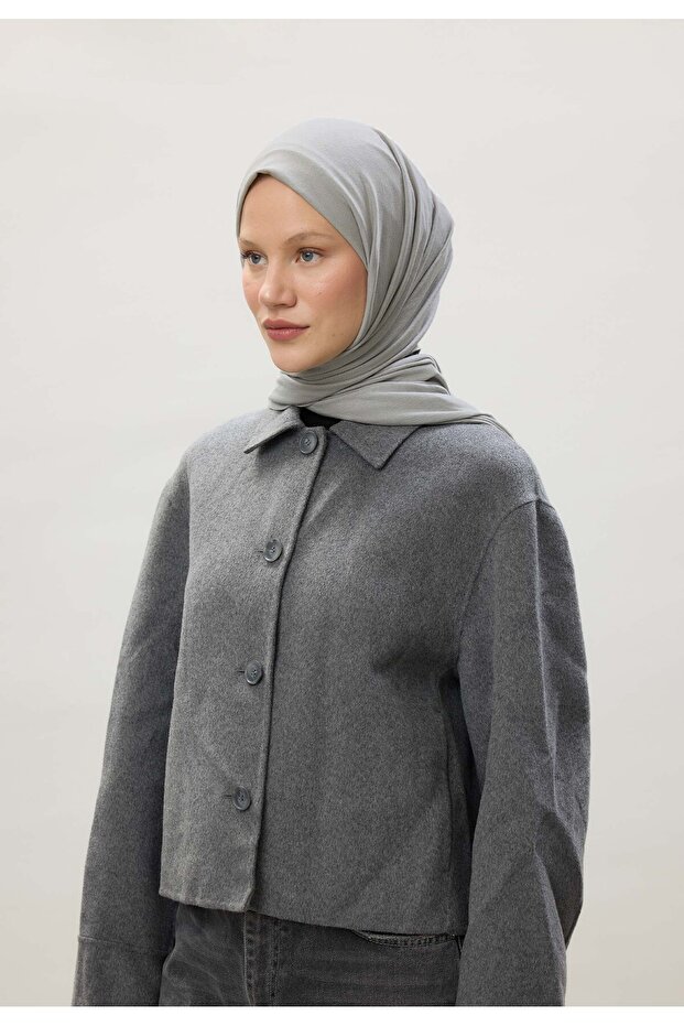 شال ممشط فضي - 7