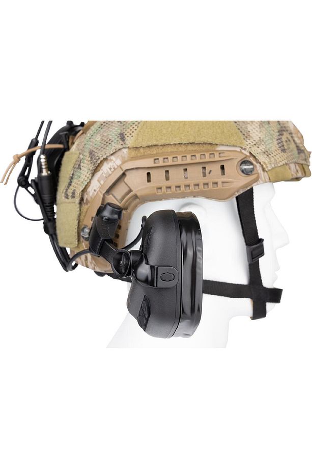 EARMOR M32X PLUS Kask Atış Kulaklığı Kulak Koruma Telsiz Yuvalı (Black) Siyah - 8