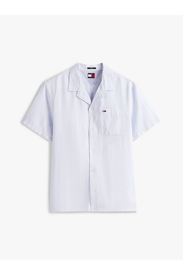 TJM LINEN BLEND CAMP SS EXT - 1