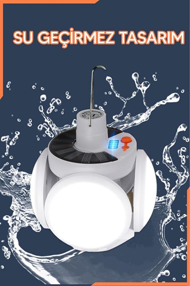 Şarjlı Katlanabilir Solar Lamba - 9