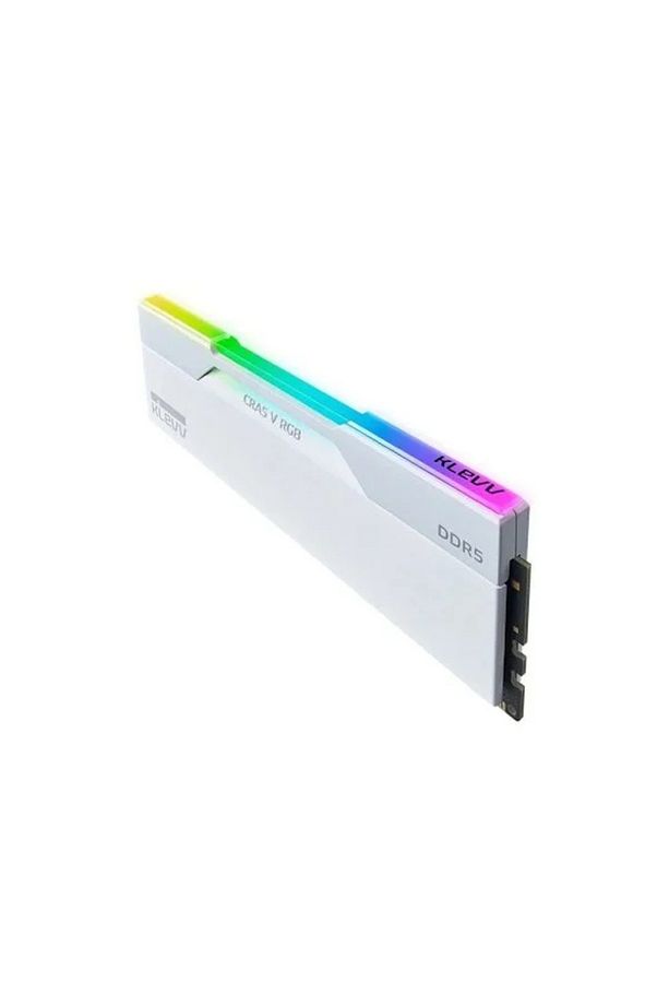 Cras V RGB 64GB (2x32GB) 6400MHz CL32 DDR5 Heatsink Brilliant White Ram - 4