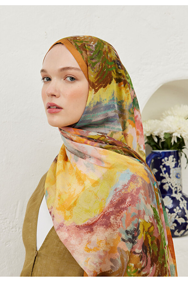 شال رامي منقوش من إستر - توبراك - 7