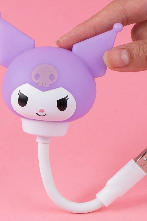 Sanrio Lisanslı Kuromi Usb Portlu Gece Lambası (Model: Ald-Db55) - 4