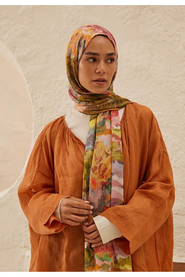 شال رامي منقوش من إستر - توبراك - 2