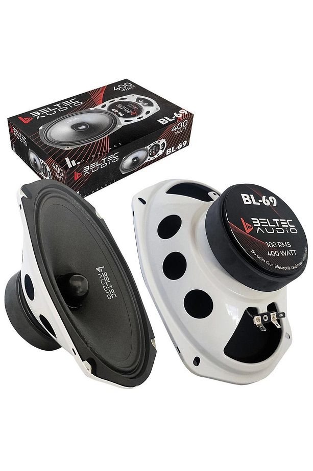 Beltec Audio BL-69 Oto Midrange Oval 6X9 İnç 400 Watt Maksimum 100W RMS 2 Adet - 1