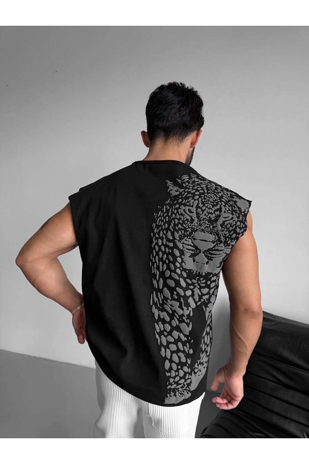 Oversize Spor Atlet Erkek Kabartma Baskılı Premium - 3