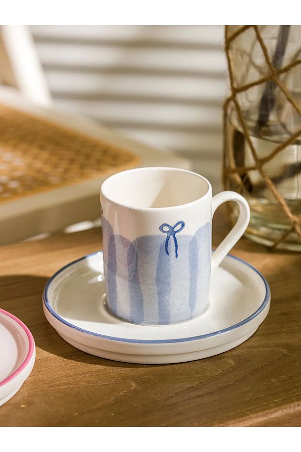 LCW HOME Karişik Baskılı 2 Kişilik Seramik Kahve Fincan Takımı 90 Ml - 3