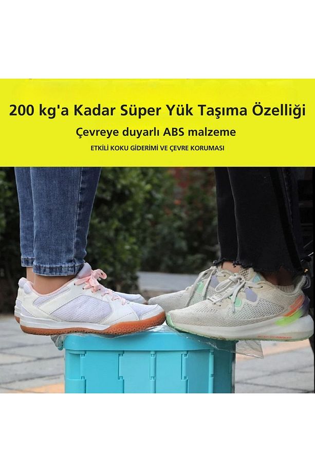 Taşınabilir Kamp Tuvaleti Katlanabilir Araba Açık Hava Çok Amaçlı Su Geçirmez Dayanıklı Tuvalet - 2