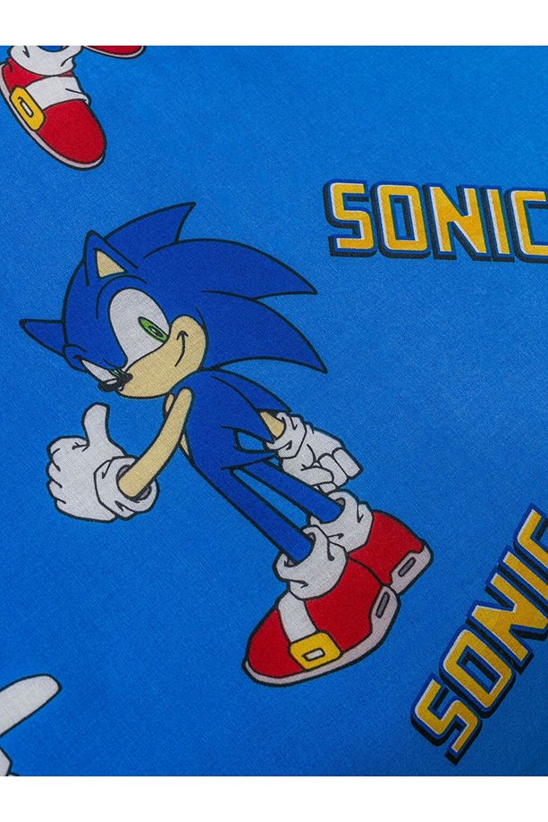 LCW HOME Sonic Baskılı Pamuklu Çocuk Tek Kişilik Nevresim Seti - 5