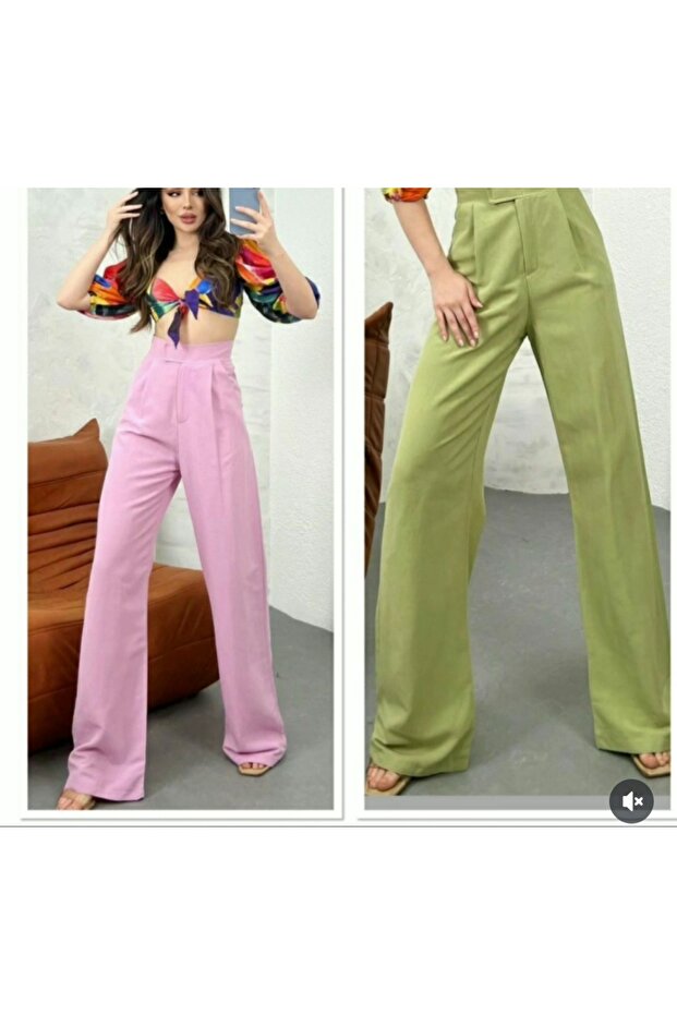 Palazo keten pantalon - 1