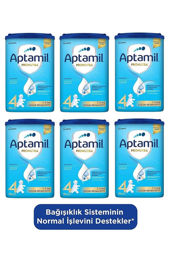 800 Gr 4 Numara Devam Sütü 6 Lı Paket - 1
