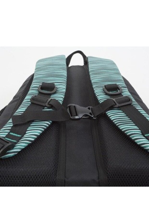 backpack turquoise lines, 49 cm - 3