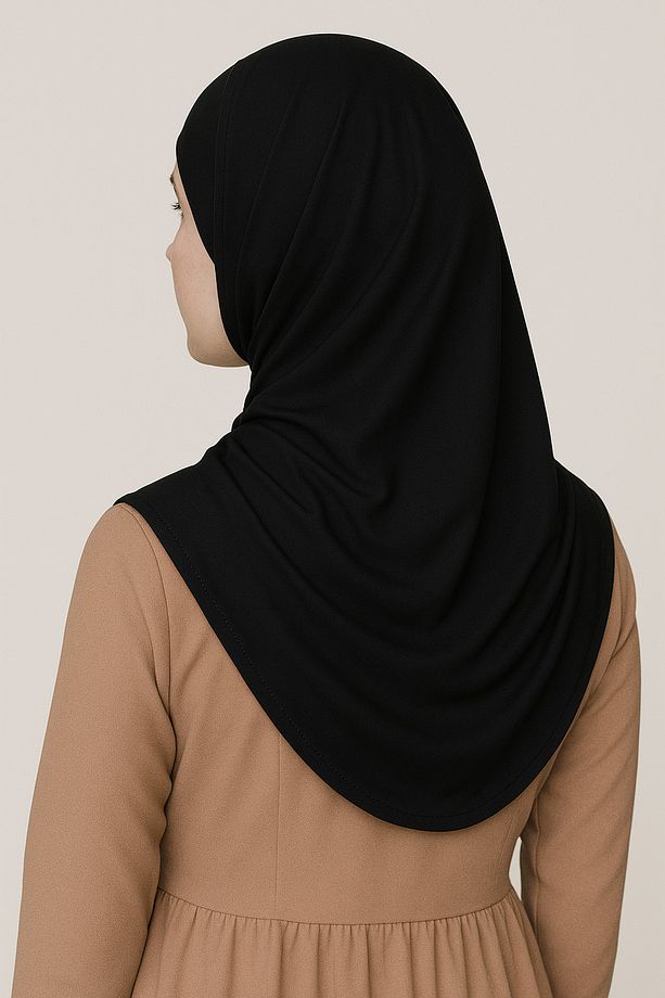 Pileli Tesettür Hijab Hazır Eşarp - 3