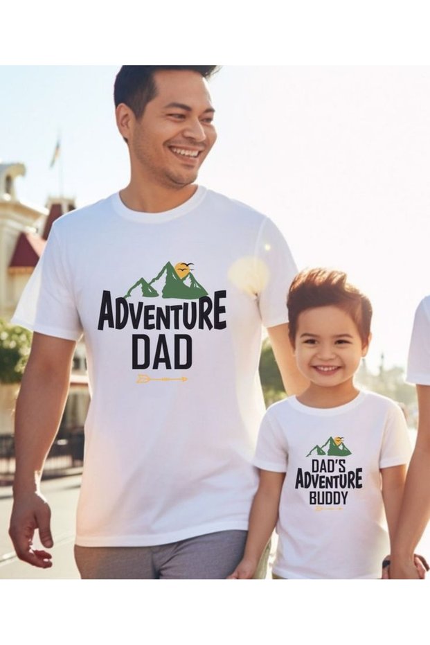 Advanture Dad Father Son Tshirt Combination (Eye Is the Price of 1 Piece.)
