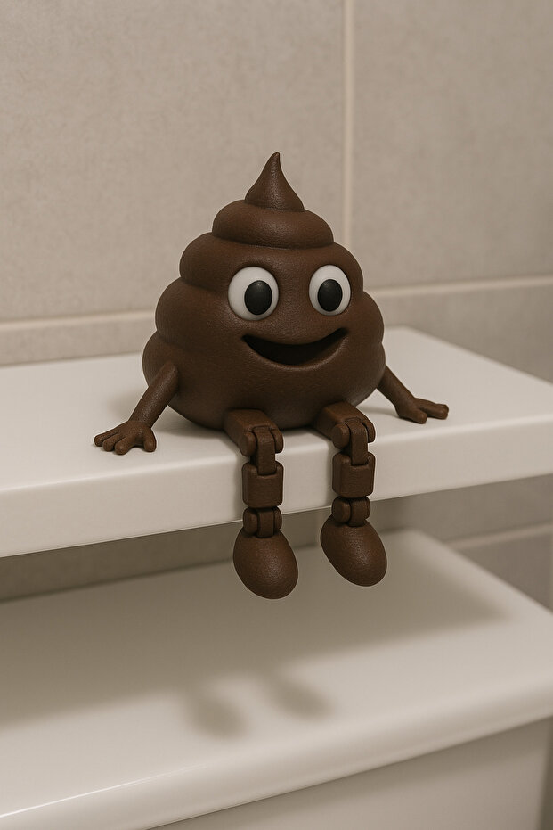 Banyo Dekoratif Kaka Figürü - 1