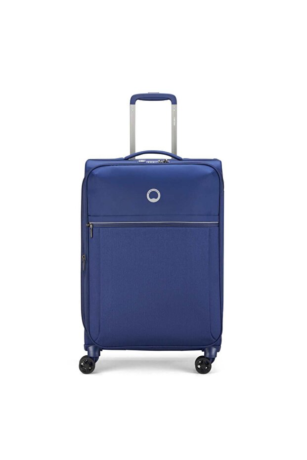 Brochant 2.0 67cm Hardcase Expandable 4 Double Wheel Check-in Luggage Trolley Blue