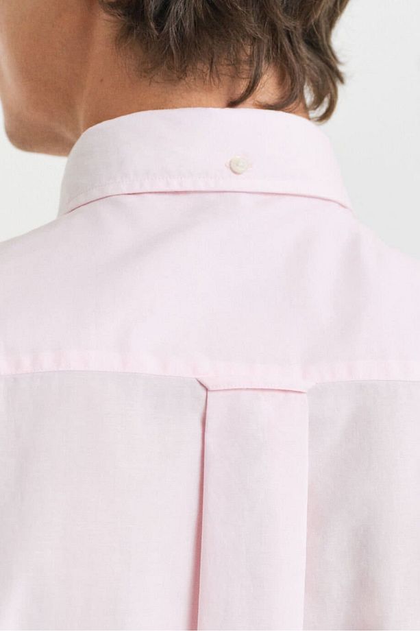Erkek Regular Fit Klasik Poplin Gömlek - Açık Pembe - 6