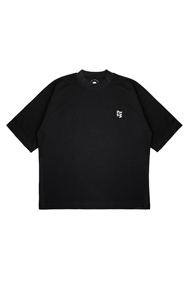 Unisex Oversize Pesw Printed Basic Printed Boxy Fit Thick Fabric T-Shirt