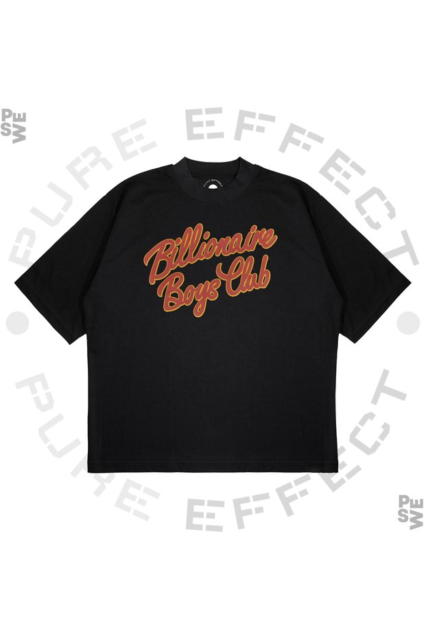 Unisex Oversize Bıllınaıre Boys Club 3 Printed Boxy Fit Thick Fabric (240Gsm) T-Shirt
