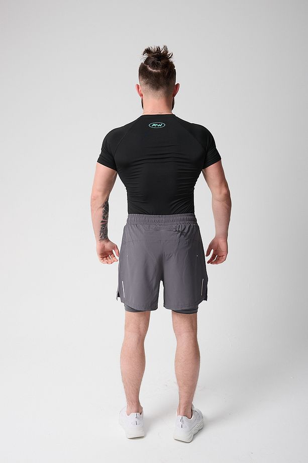 Paw Apex Erkek Running Hızlı Kuruma Antreman Fitness Spor Performans Taytlı Şort - 3