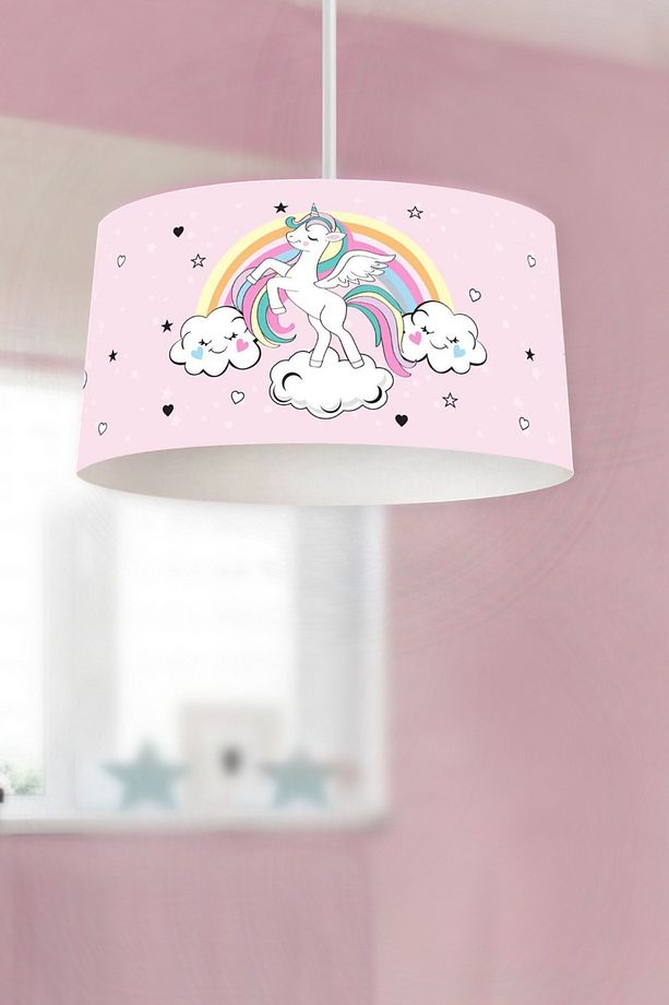 Çocuk Odası Sarkıt Avize, Unicorn Desenli Sarkıt Avize - 4