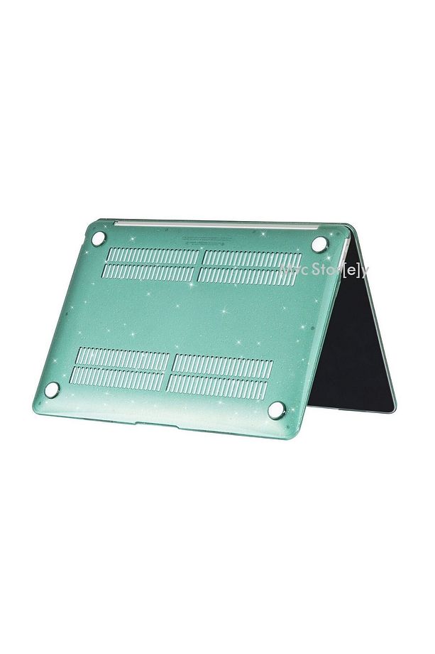 Macbook Air M1 Kılıf 13inç Simli Kristal Parlak (TOUCHID'Lİ M1) A2337 A2179 A1932 Uyumlu (2018-2020) - 6