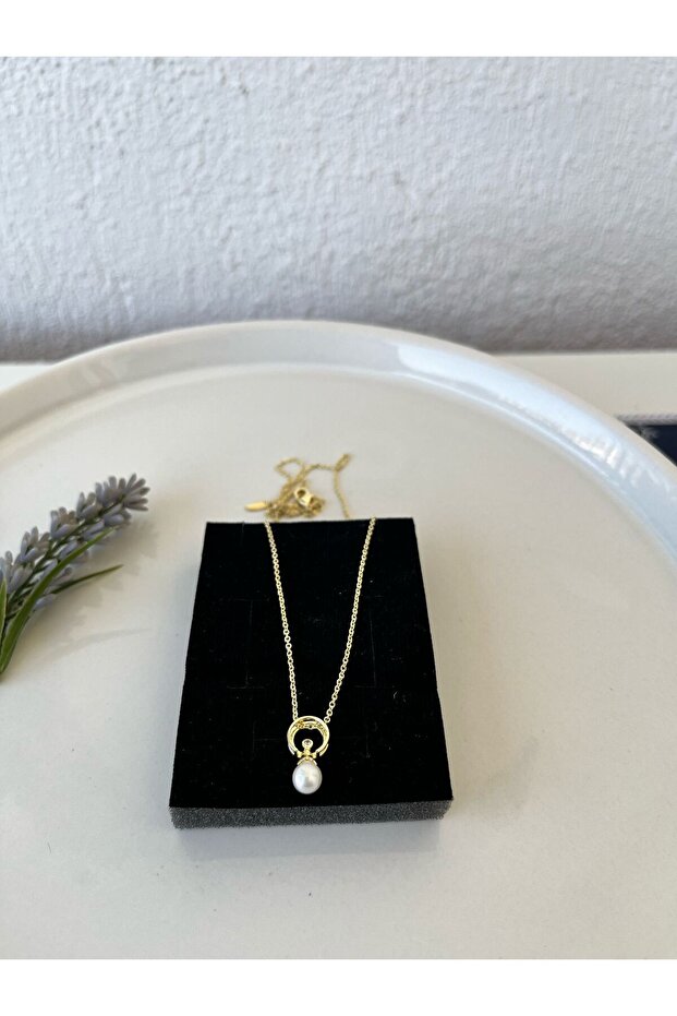 İNCİ UÇLU KOLYE - 1