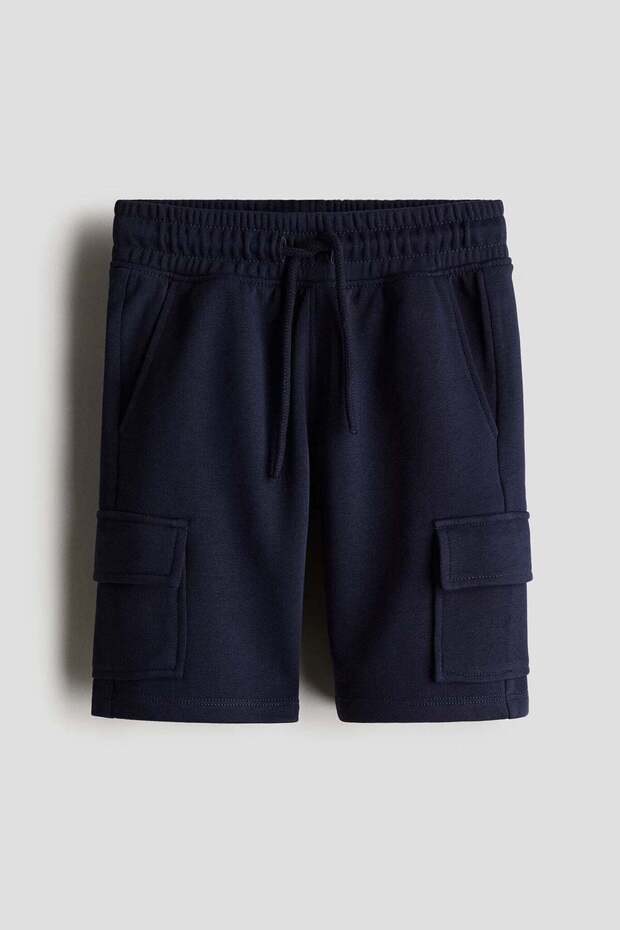 Cargo sweatshirt shorts