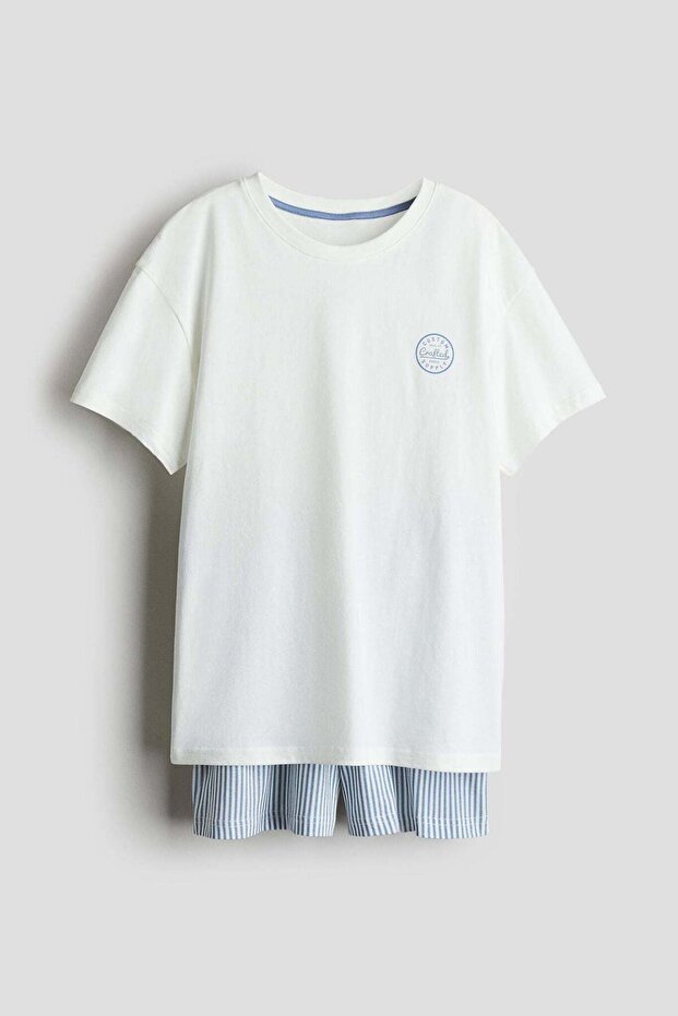 Cotton jersey pyjamas