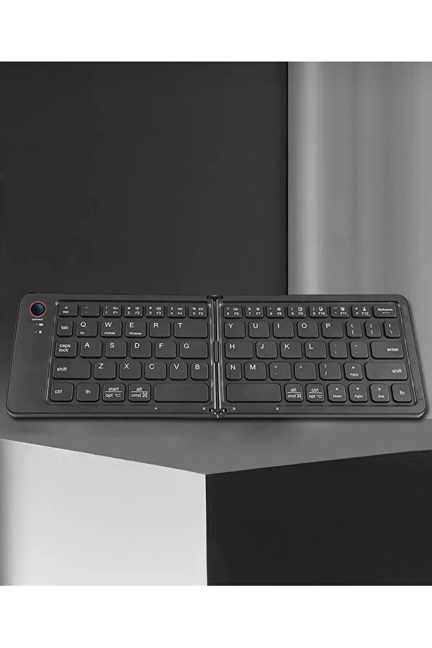 Tk-08 Şarjlı Katlanabilir Taşınabilir Bluetooth Mini Klavye - 2